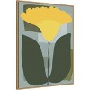 Amanti Art Big yellow bloom by Little Dean Framed Canvas Wall Art - 3 of 4