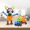 PICASSO-TILES 800 PC  Rainbow Interlocking Plastic Disc, Building Chip Blocks Toy Set for Toddlers, Boys & Girls 3+ - 3 of 4