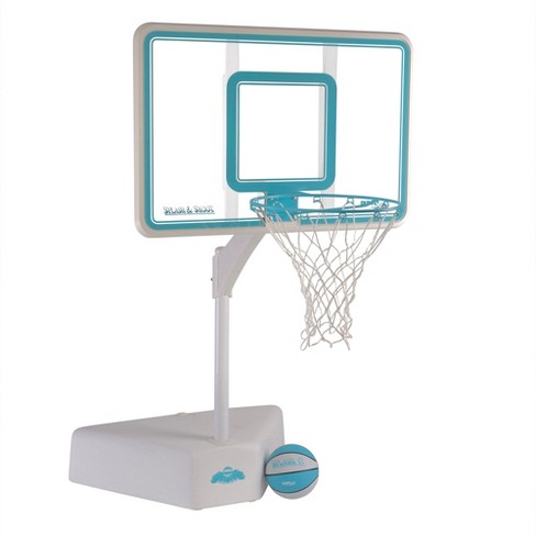 DMB200BR Stainless Dunnrite DeckShoot Pool Basketball Hoop with Stainless Steel Rim and Brass Anchor 