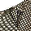 Men's 70s Disco Pants Metallic Sequin Straight Leg Trousers Party Dance Outfits Silver Plaid - 4 of 4
