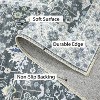 Acekool 4x6 Washable Vintage Rug - Boho Floral Non-Slip Indoor Carpet for Bedroom & Kitchen - 3 of 4