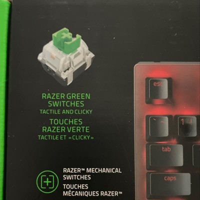 Razer Blackwidow V3 Full Size Wired Mechanical Green Clicky Tactile Switch  Gaming Keyboard with Chroma RGB Backlighting Quartz RZ03-03541800-R3M1 -  Best Buy