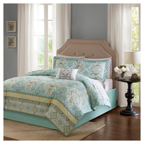 Aqua Shannon Complete Comforter Set Target