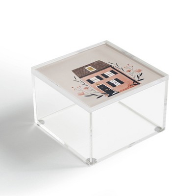 Hello Twiggs Pink Home 4" x 4" Acrylic Box - Deny Designs