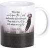 Dicksons MUG-1195 He Shall Renew Their Strength Black, Grey, and White 11 Ounces Ceramic Tea Coffee Cup Mug - 2 of 2