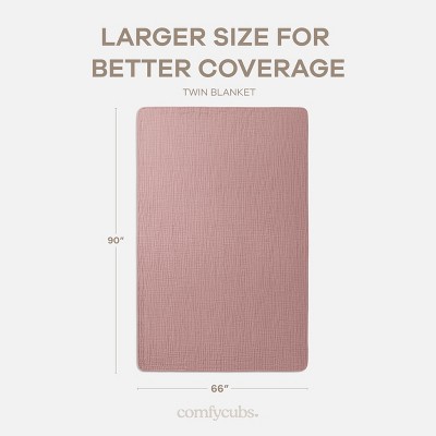 Muslin Cotton Blanket for Adults, Extra Large Twin - Thumbnail 3