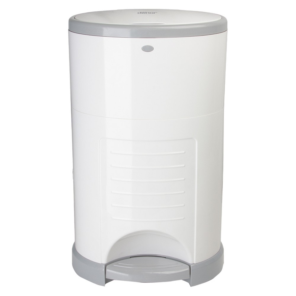 Dekor Mini Diaper Pail - White