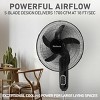 Holmes 16" Blade Breeze Manual Stand Oscillating Fan Black - 2 of 4
