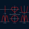 Boy's Design By Humans I Love You Mom Math Equations By WatercolorFun T-Shirt - 2 of 2