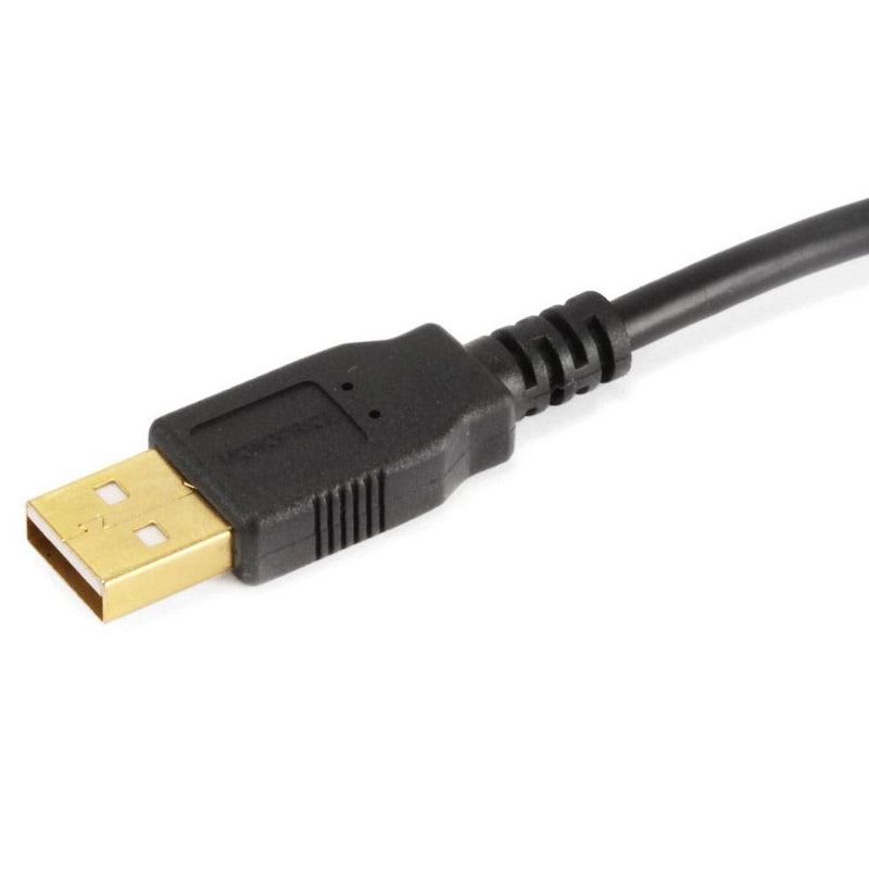 Monoprice USB Type-A to Micro Type-B 2.0 Cable - 3 Feet - Black (3-Pack) 5-Pin 28/24AWG, Gold Plated Connectors, 2 of 4