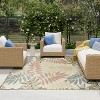 Nourison Aloha Floral Leaf Flatweave Indoor/Outdoor Area Rug - 4 of 4