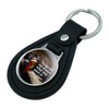 Labyrinth The Worm Quote Thing Are Not Always What They Seem In This Place Black Leather Keychain - 2 of 3