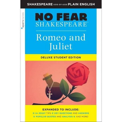 Romeo and Juliet: No Fear Shakespeare Deluxe Student Edition, 30 - (Sparknotes No Fear Shakespeare) by  Sparknotes & Sparknotes (Paperback)