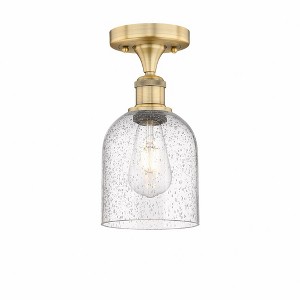 Bella - 1 Light Semi-Flush Mount In Industrial Style-9.63 Inches Tall and 5.5 Inches Wide - 1 of 1