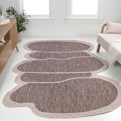 JONATHAN Y Jasper Modern Rustic Abstract Indoor/Outdoor Area Rug
