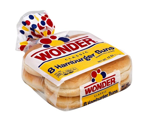 Wonder White Hamburger Buns - 8ct