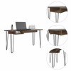 PAGED Home Office Desk 47.3" L Simple Modern Writing Desk with 2 Drawers and Hairpin Legs for Study - 2 of 4