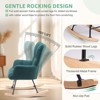 Aukfa Teddy Upholstered Glider Rocking Chair Ergonomic Nursery & Living Room Recliner with Sturdy Wood & Steel Frame - 3 of 4