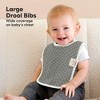 KeaBabies 8-Pack Organic Baby Bibs for Boy, Girl, Drool Bibs, Baby Bib for Girls, Boys,  Newborn Teething Bibs - 3 of 4