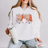 Simply Sage Market Mama Checkered Girl Ghost Lightweight Garment Dyed Sweatshirt - 2 of 4