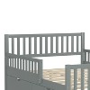 Kumasinova Twin/Full Size Bed Frame,Wood Platform Bed with Guardrails on Both Sides and 2 Storage Drawers,Bed Frame with Headboard for Teens,Kids - 3 of 4