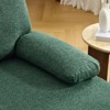 Karl Home |110 in. W Pillow Top Arm Chellie 4-Seat U-shaped Sofa in Green - 3 of 4
