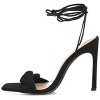 Journee Collection Womens Edelie Tru Comfort Foam Open Toe High Stiletto Pumps Black 8.5 - 2 of 4