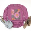 Simply Sage Market Women's Boho No Rain No Flowers Long Sleeve Garment Dyed Tee - 3 of 4