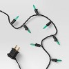 100ct LED Halloween Indoor Outdoor Miniature String Lights Neon Green/Black - Hyde and EEK! Boutique™ - 4 of 4