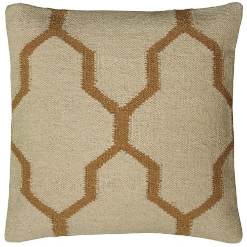 Rizzy Home Transitional Moroccan Tile Motif Throw Pillow Target