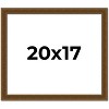 PosterPalooza | Flat Gold Picture Frame - UV Acrylic, Backing Board, Hanging Hardware Included - 2 of 4