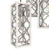 Hunter Fans 5" Gablecrest Ceiling Light Distressed White Finish - Elegant Quatrefoil Design for Modern Farmhouse Dining - 3 of 4