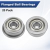 Unique Bargains Chrome Steel Durable Multipurpose Use Flanged Ball Bearing - 4 of 4