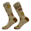 Crazy Dog T-Shirts Men's Dad Tax Socks Funny Sarcastic Fathers Day Graphic Novelty Footwear For Men - 3 of 4