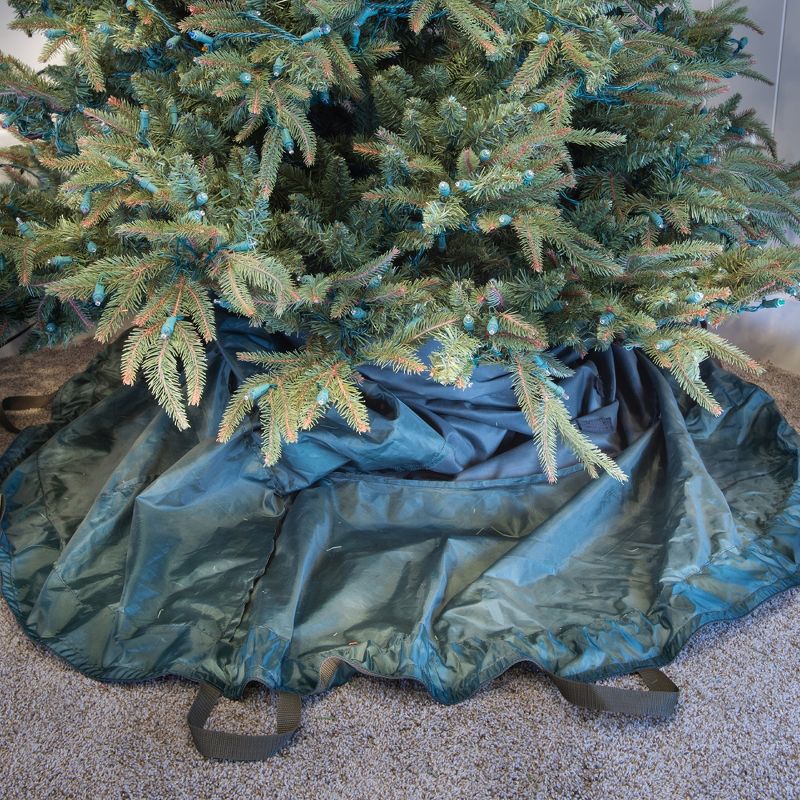 Northlight Large Adjustable Upright Christmas Tree Protective Storage Bag W/ 2 Way Rolling - Hold Up To 9' Trees, 4 of 9