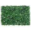 vidaXL Artificial Shrub Leaf FenceÂ 24 pcs Green 15.7"x23.6" - 2 of 4
