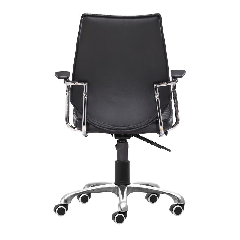 Modern Low Back Adjustable Office Chair Black - ZM Home, 6 of 12