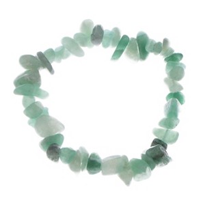 Natural Stone Chip Bracelet Irregular Gemstone Healing Crystal Quartz Bohemia Stretch Bead Bracelets - 1 of 4
