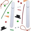 4E's Novelty 12 Pack Christmas Snowman Stick Ornament Craft Kit - Fun DIY Snowman Ornament Kit, Complete Snowman Popsicle Stick Craft for Ages 2-8 - 4 of 4