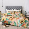 Peach Season Polyester Comforter & Sham Set - Deny Designs - image 4 of 4