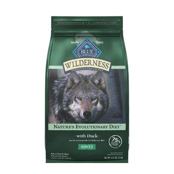 Blue Buffalo Wilderness Adult Dry Dog Food with Duck & Chicken Flavor - 4.5lbs