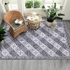 Washable Area Rug for Living Room, Soft Low Pile Farmhouse Boho Carpet, Non Slip Indoor Floor Rug for Bedroom Kitchen Dining - 4 of 4