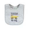 Hudson Baby Infant Boy Cotton Bibs, Construction, One Size - 3 of 4