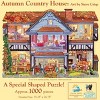 Sunsout Autumn Country House 1000 pc Special Shape Thanksgiving Jigsaw Puzzle 96058 - 3 of 4