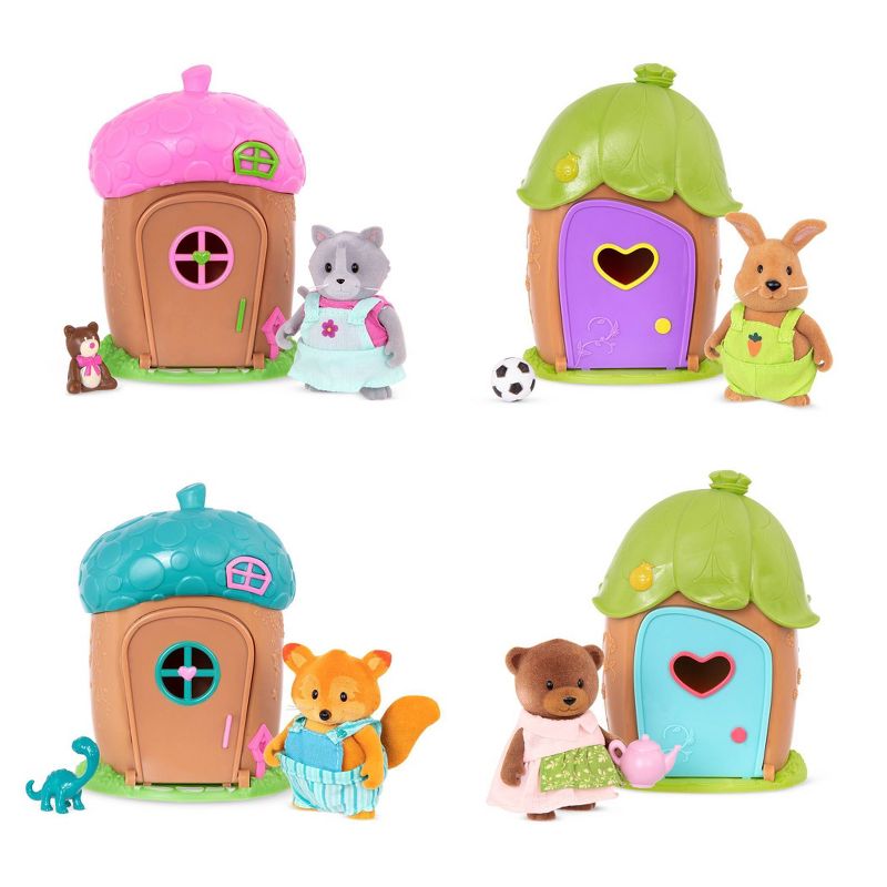 Li&#39;l Woodzeez Mini Acorn House Surprise &#8211; 1 Mini House Playset with Toy Figurine, 4 of 14