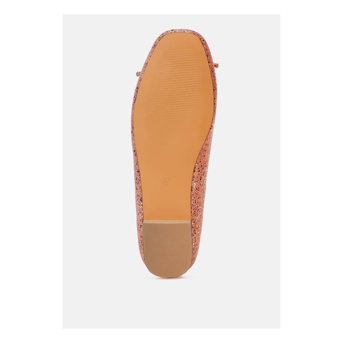 Обувь Rag & Co Womens Apollon Bow Detail Embossed Suede Ballerinas 9 — фото 5