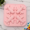 Unique Bargains Chocolate Mould 4-Cavity Airplane Candy Mould Hand Wash 5.55"x5.51"x0.83" 1 Pc - 2 of 4