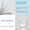 Bidet Toilet Seat, Non-Electric 17" PP Single Lever Spray, Self-Cleaning Nozzles, Hygienic Wash for Women, Easy Install Standard Toilets - 4 of 4