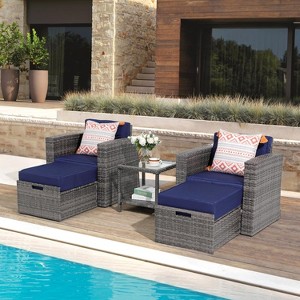 SUGOLD 35.4?!A Cast Aluminum Outdoor Table, Round Patio Dining Bistro Table with 2?!A Umbrella Hole, Coffee Bistro Table for Patio Courtyard - 1 of 1