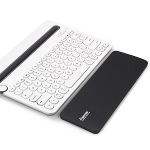 Insten Black Keyboard Wrist Rest Pad Support, Ergonomic Palm Rest, Anti-Slip, Comfortable Typing and Pain Relief, 11 x 3.5 in - 1 of 4